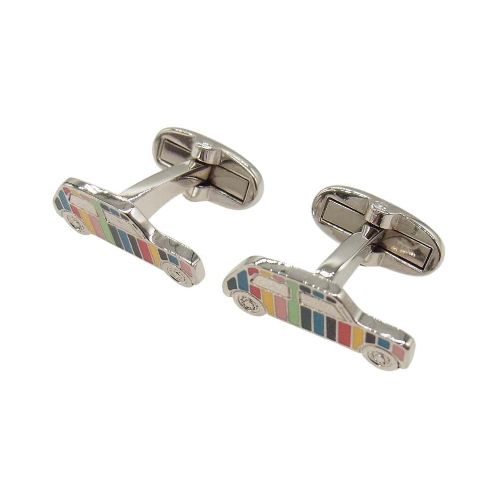 Paul Smith ポール・スミス マルチストライプ カー 車 カフスリンクス マルチカラー系【美品】【中古】