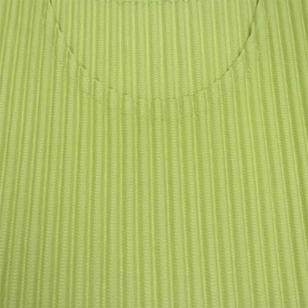 ISSEY MIYAKE イッセイミヤケ HOMME PLISSE オムプリッセ HP01JK111 プリーツ加工 長袖 カットソー ライトグリーン系 2【美品】【中古】