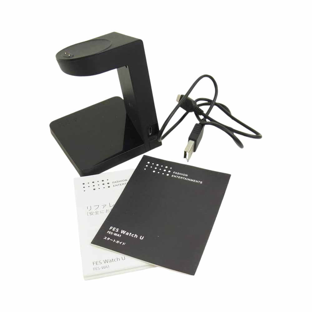 ソニー FES-WA1 FES Watch U Premium スマート ウォッチ 時計 ブラック系【極上美品】【中古】