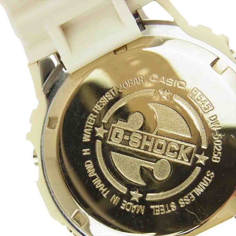 G-SHOCK ジーショック DW-50258-7JF 25周年モデル ライジング ホワイト 時計 ホワイト系【中古】