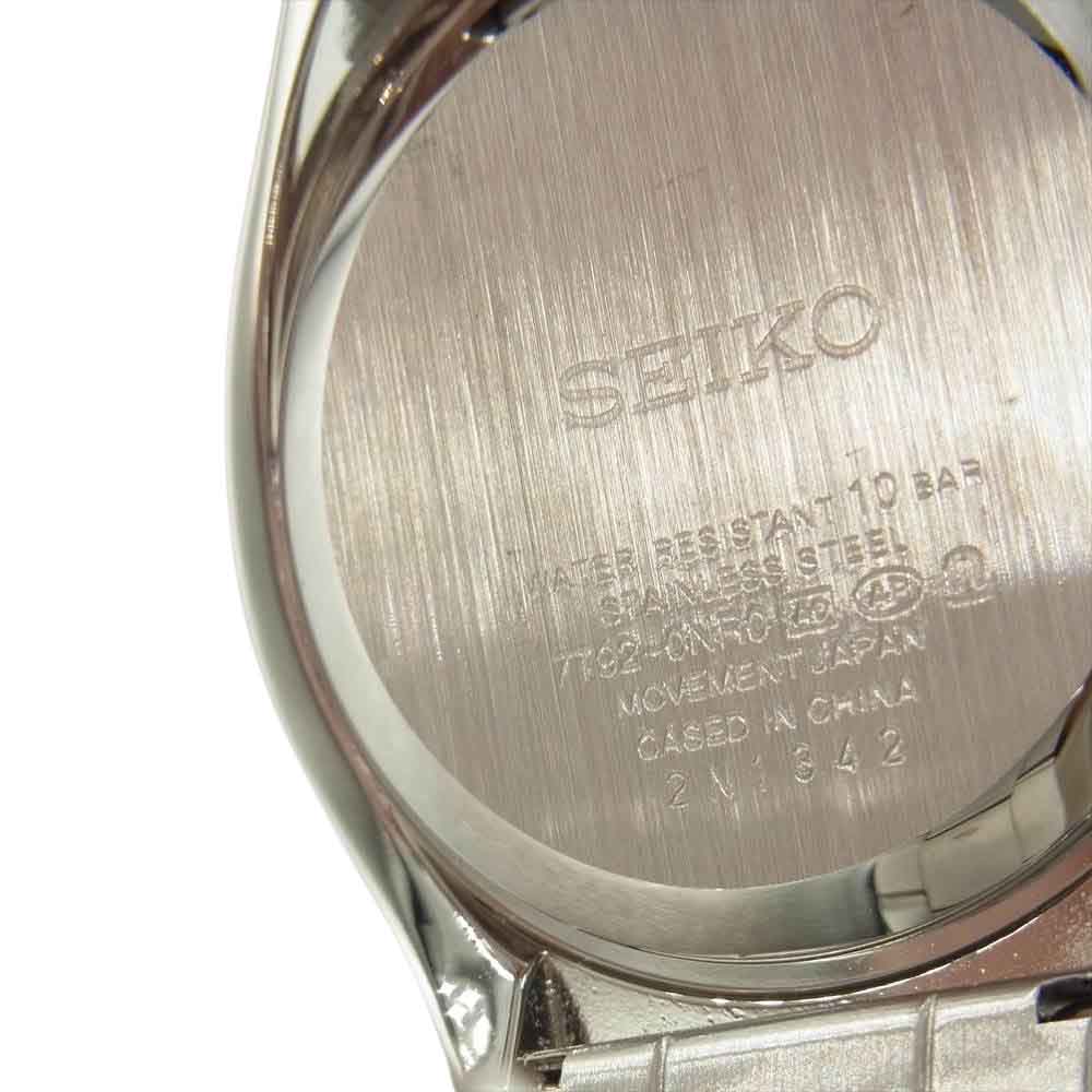 SEIKO セイコー SCEB015　 SPIRIT SMART スピリット スマート クロノグラフ 時計 茶馬 シルバー系【美品】【中古】