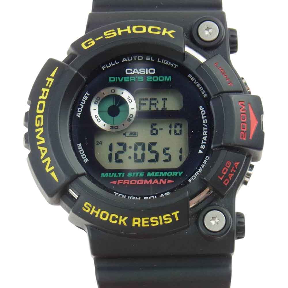 G-SHOCK ジーショック GW-200Z-1JF FROGMAN フロッグマン 時計 ブラック系【極上美品】【中古】