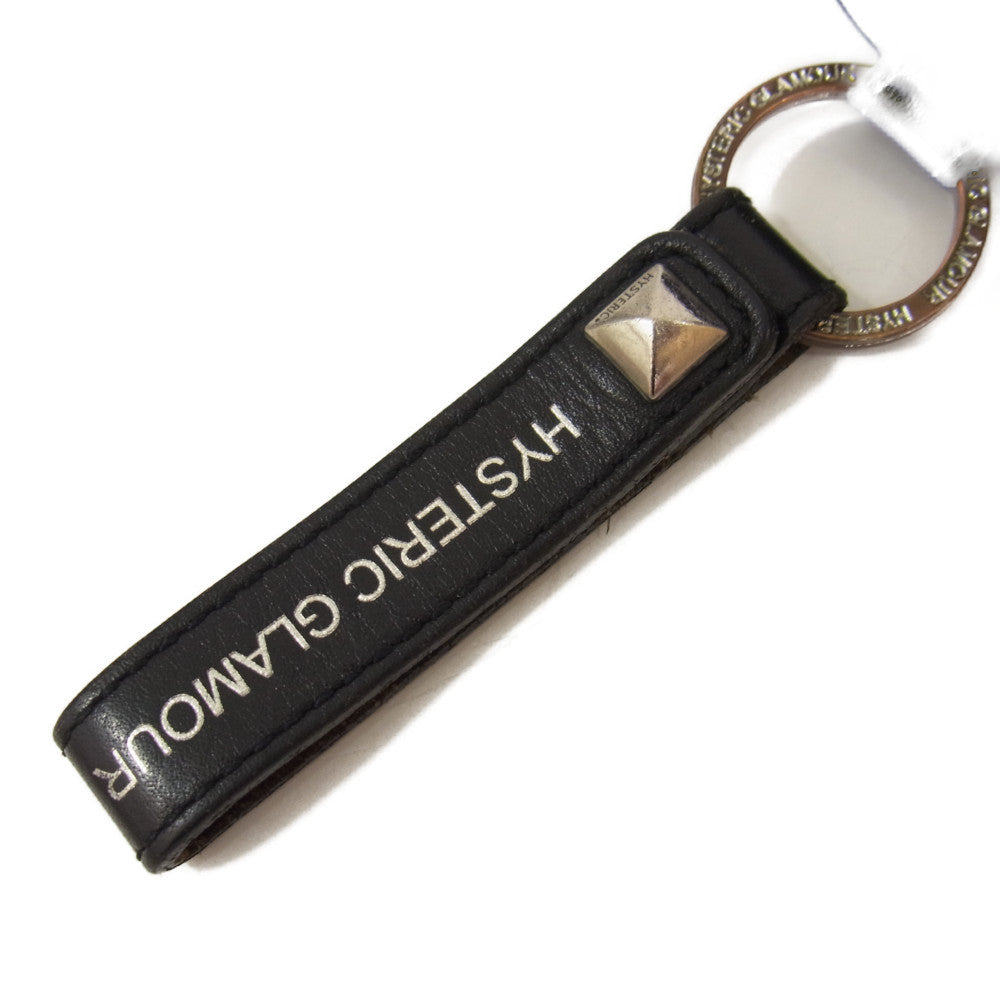 HYSTERIC GLAMOUR ヒステリックグラマー STUDS AND PINS LEATHER スタッズ ピンズ レザー ウォレット ブラック系【中古】