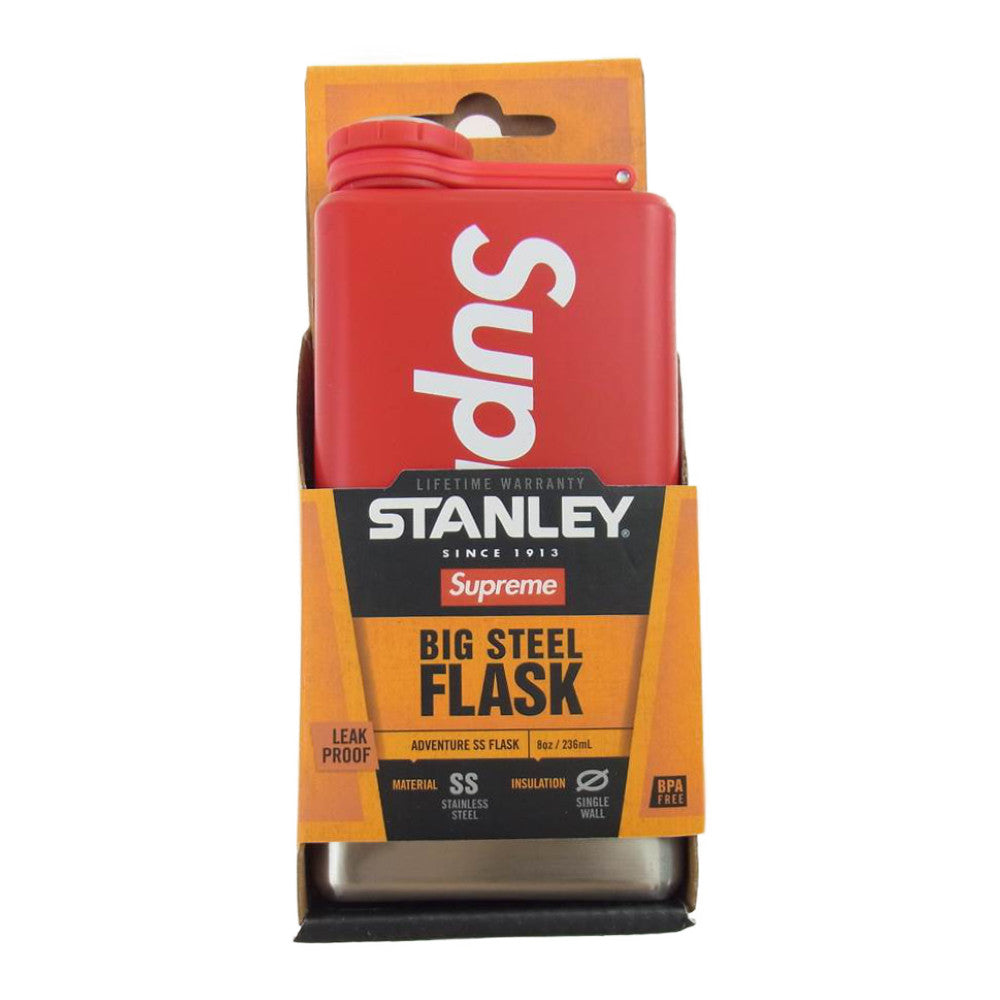 Supreme シュプリーム 17SS Stanley スタンレー Adventure Flask フラスコ スキットル 水筒 レッド系【新古品】【未使用】【中古】
