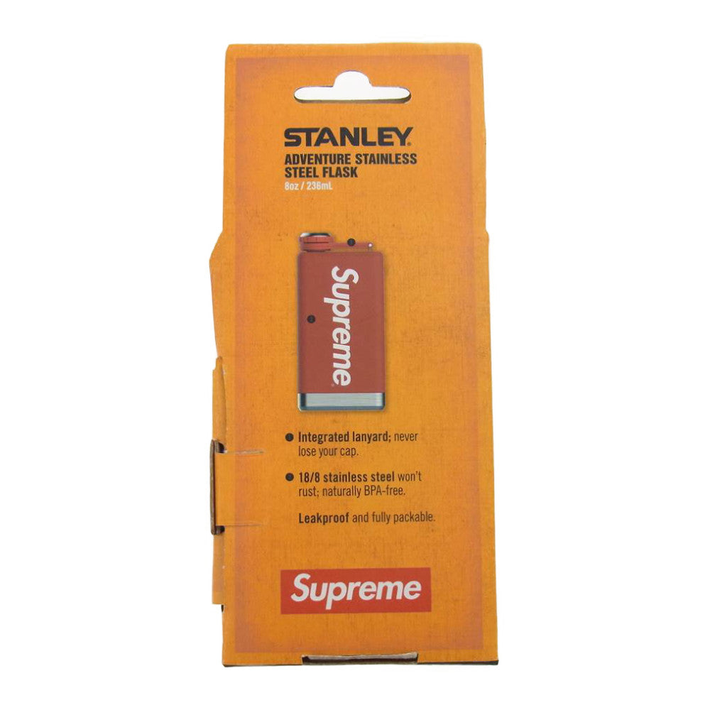 Supreme シュプリーム 17SS Stanley スタンレー Adventure Flask フラスコ スキットル 水筒 レッド系【新古品】【未使用】【中古】