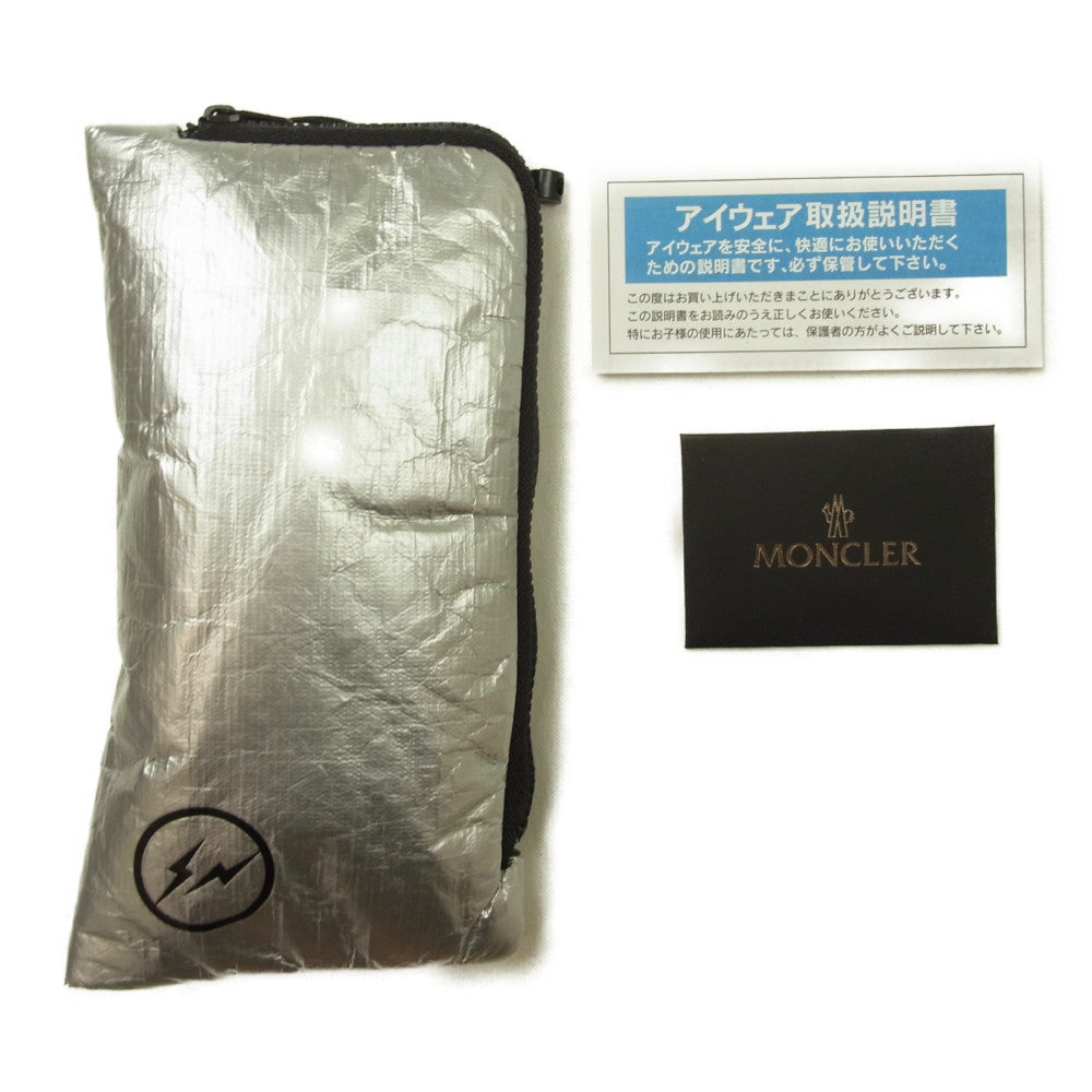 MONCLER モンクレール ML0167-P/S 01N FRAGMENT DESIGN フラグメントデザイン サングラス ブラック系 57□15 150【美品】【中古】