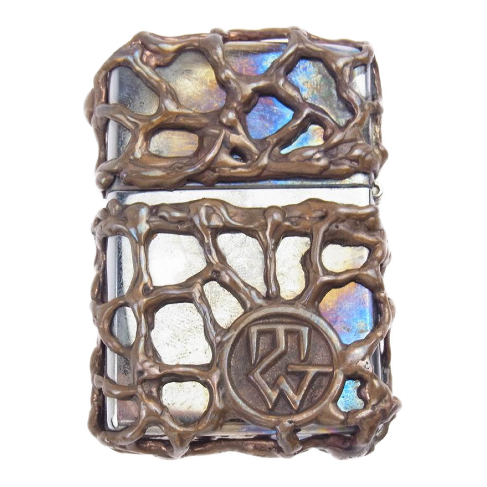 TRAVIS WALKER トラヴィスワーカー スカル ZIPPO ジッポ ライター ブロンズ系【中古】
