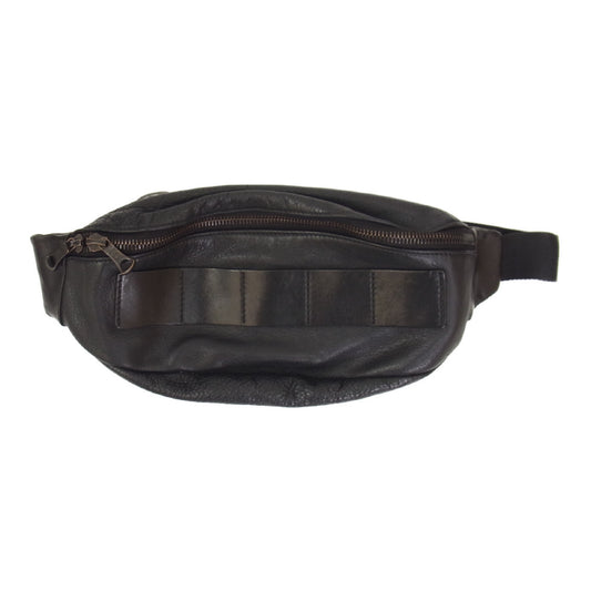 BRIEFING ブリーフィング FUSION TRIPOD LEATHER レザー ウエストバッグ ブラック系【中古】