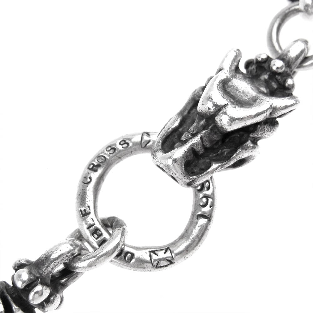 TRAVIS WALKER トラヴィスワーカー 2 スカル ダガー ガーゴイル ウォレットハンガー シルバー系【中古】