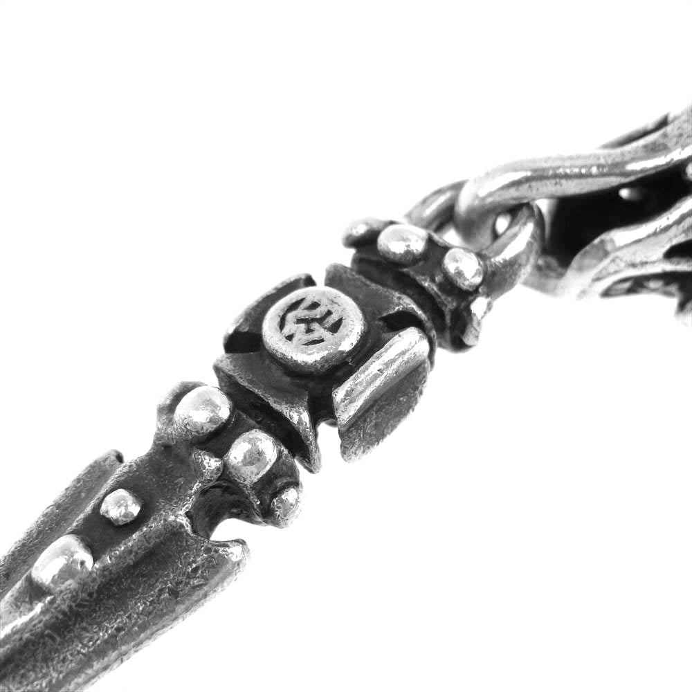 TRAVIS WALKER トラヴィスワーカー 2 スカル ダガー ガーゴイル ウォレットハンガー シルバー系【中古】