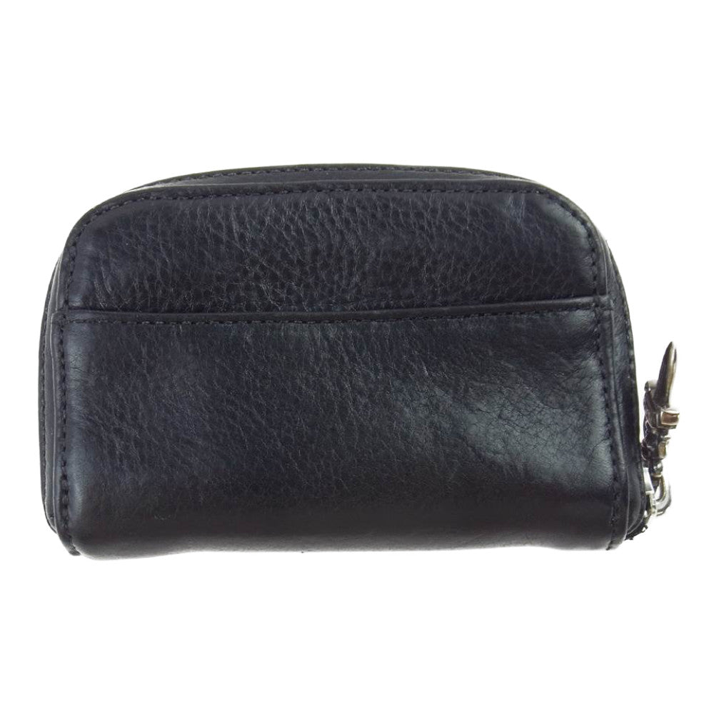 CHROME HEARTS クロムハーツ（原本有） COIN CASE ラウンドファスナー コインケース ブラック系【中古】