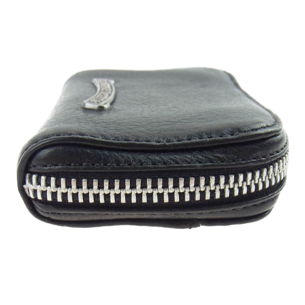 CHROME HEARTS クロムハーツ（原本有） COIN CASE ラウンドファスナー コインケース ブラック系【中古】