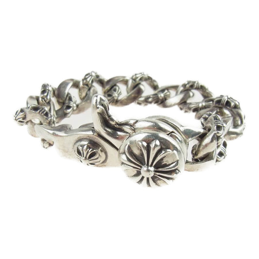 CHROME HEARTS クロムハーツ（原本有） FNCY CHN LNK ファンシーリンク クリップ ブレスレット 13リンク シルバー系【中古】