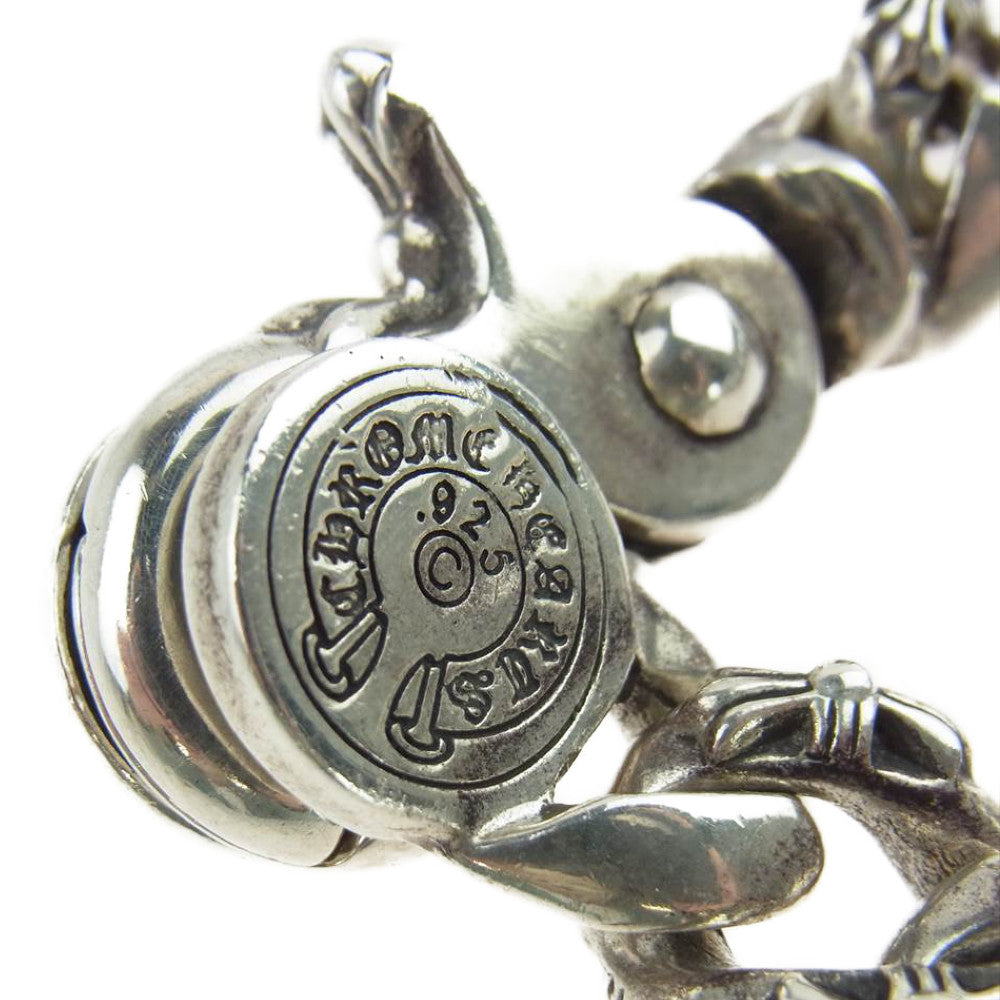 CHROME HEARTS クロムハーツ（原本有） FNCY CHN LNK ファンシーリンク クリップ ブレスレット 13リンク シルバー系【中古】