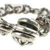 CHROME HEARTS クロムハーツ（原本有） FNCY CHN LNK ファンシーリンク クリップ ブレスレット 13リンク シルバー系【中古】