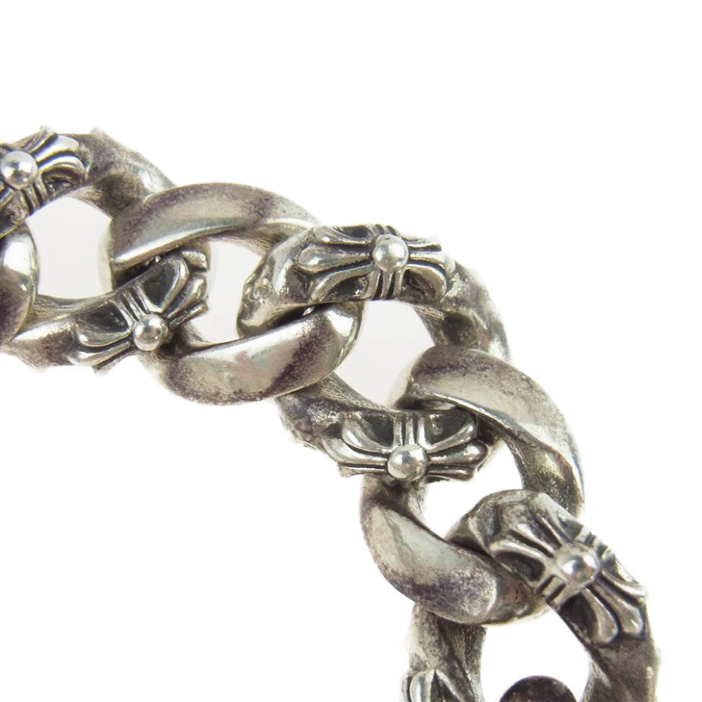 CHROME HEARTS クロムハーツ（原本有） FNCY CHN LNK ファンシーリンク クリップ ブレスレット 13リンク シルバー系【中古】