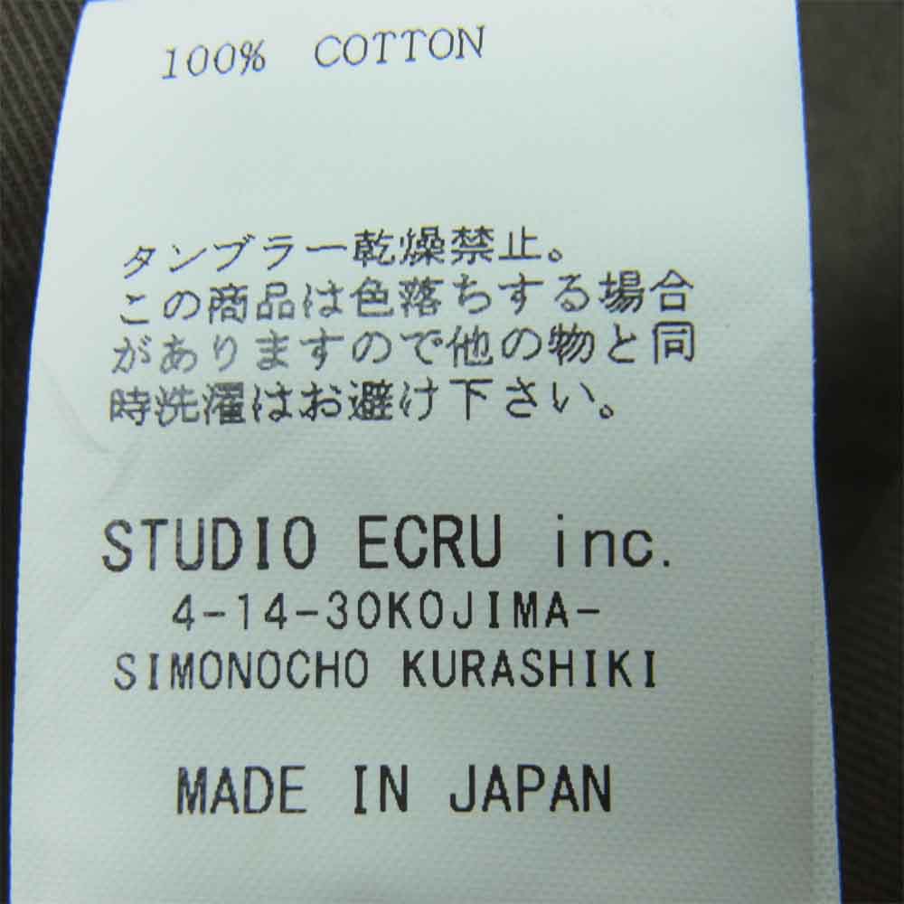 FOB FACTORY エフオービーファクトリー F0476 チノ トラウザー パンツ コットン 日本製 グレー系 L【中古】