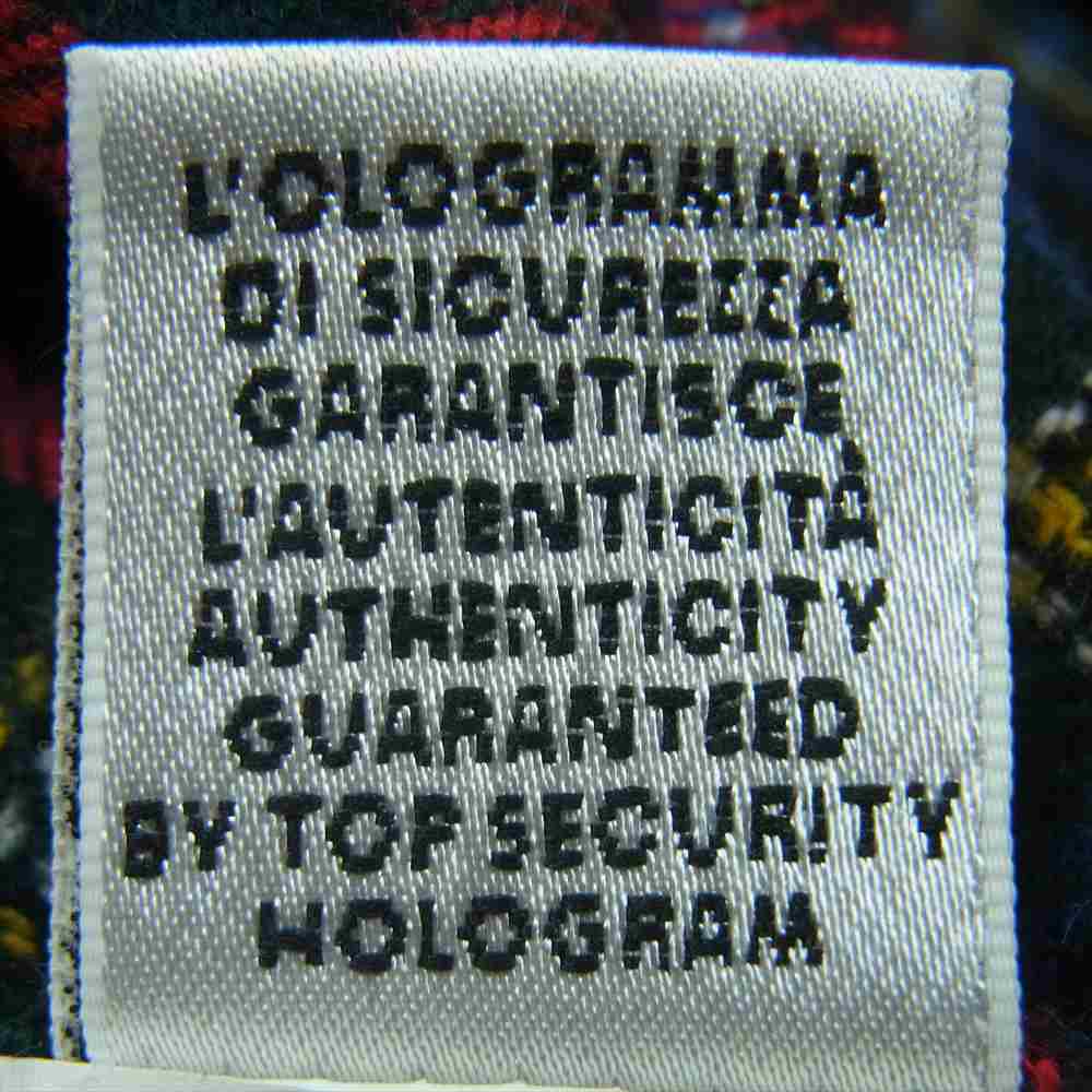 DOLCE&GABBANA ドルチェアンドガッバーナ フード 着脱可能 裏地チェック ベルテッド ロング コート ブラック系 28 / 42【中古】