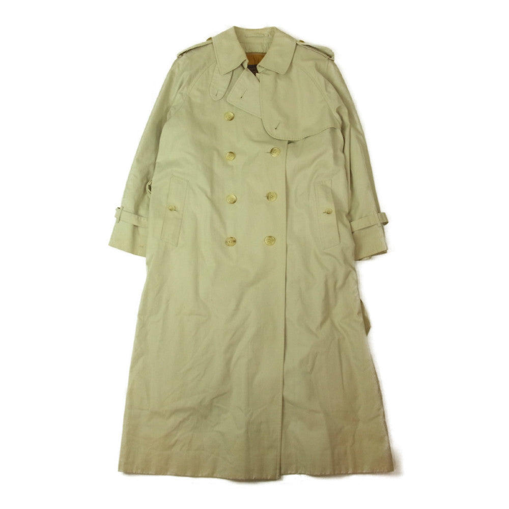 BURBERRY バーバリー 金タグ 着脱ライナー付き 裏地ノバチェック トレンチ コート ベージュ系【中古】