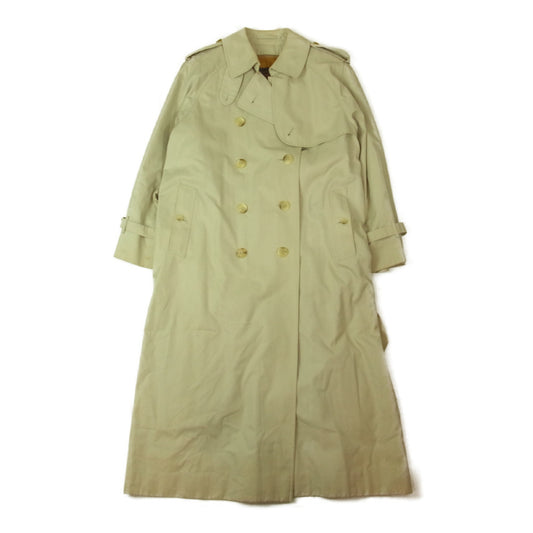 BURBERRY バーバリー 金タグ 着脱ライナー付き 裏地ノバチェック トレンチ コート ベージュ系【中古】