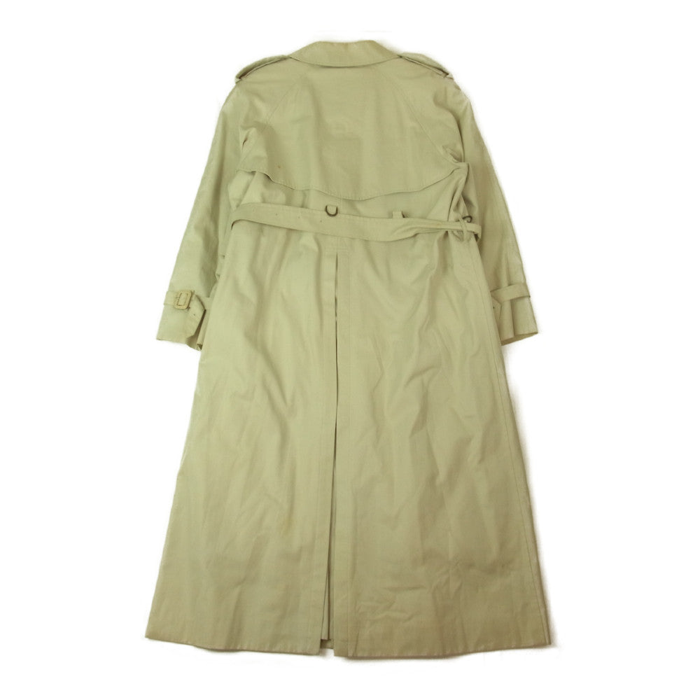 BURBERRY バーバリー 金タグ 着脱ライナー付き 裏地ノバチェック トレンチ コート ベージュ系【中古】