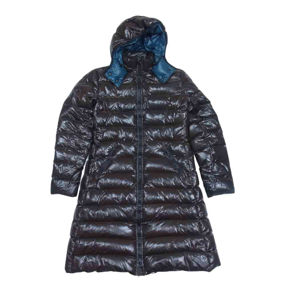 MONCLER モンクレール MOKA GIUBBOTTO モカ フード 着脱可能 ダウン コート ダークブラウン系 1【中古】