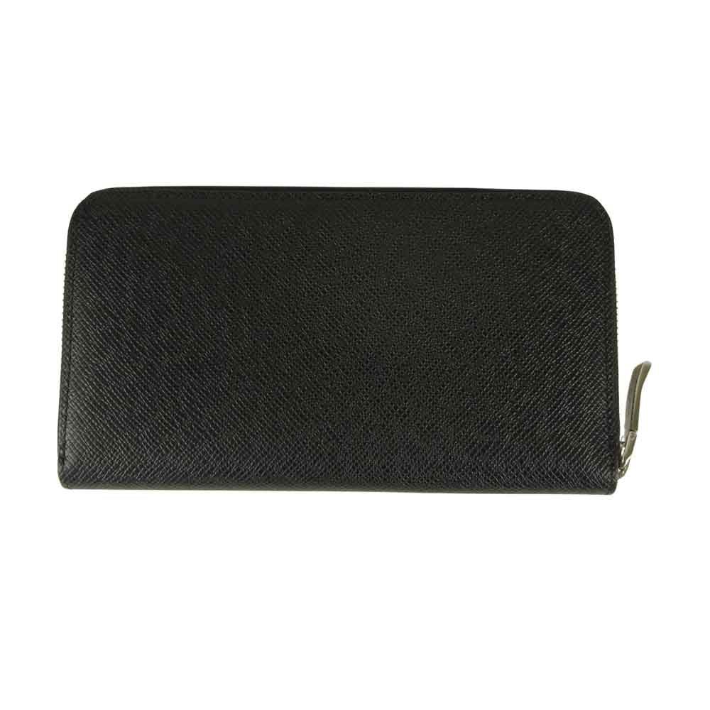 PELLE MORBIDA ペッレモルビダ BA302 Barca バルカ ラウンドジップ 長財布 小銭入れ付 ラウンドファスナー ロングウォレット ブラック系【美品】【中古】