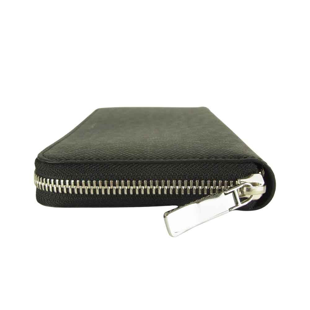 PELLE MORBIDA ペッレモルビダ BA302 Barca バルカ ラウンドジップ 長財布 小銭入れ付 ラウンドファスナー ロングウォレット ブラック系【美品】【中古】