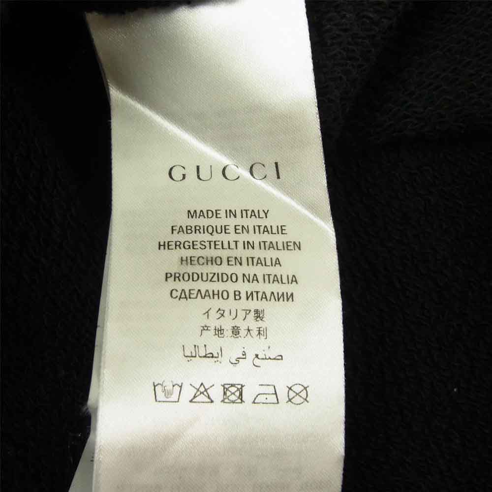 GUCCI グッチ 19SS  475532 XJAOI  リップ マウス プリント スウェット トレーナー ブラック系【中古】