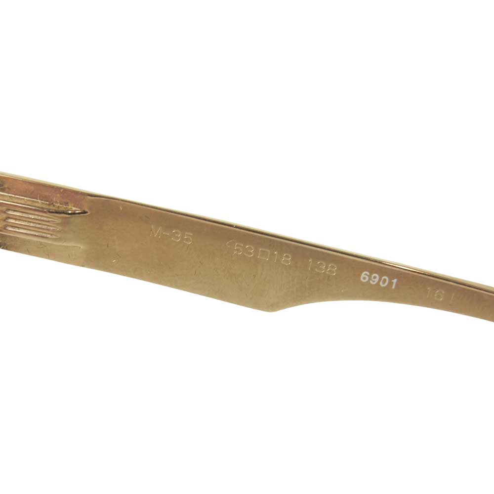 フォーナインズ M-35 度入り 眼鏡 ブラウン系 53□18 138【中古】