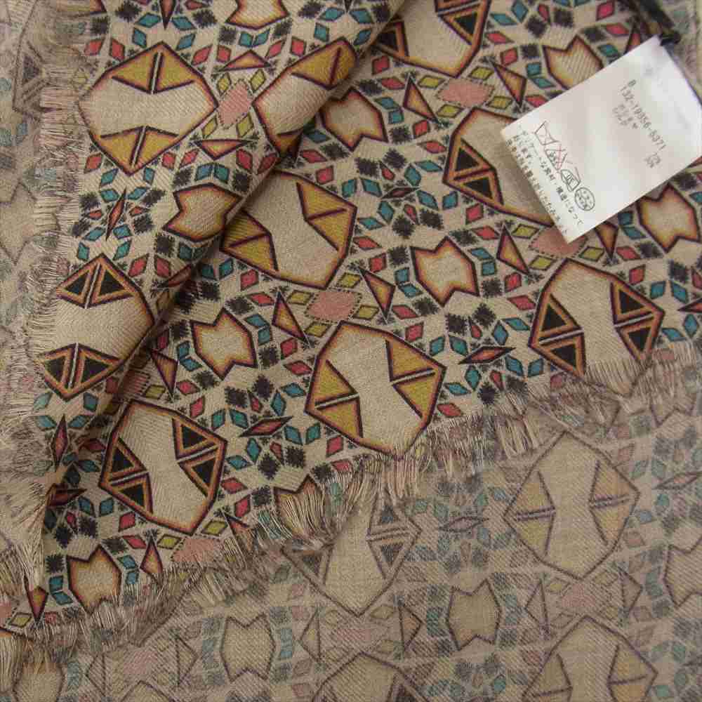 ETRO エトロ シルク カシミヤ 総柄 スカーフ マルチカラー系【中古】