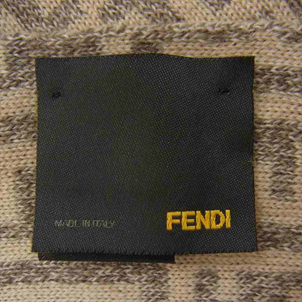 FENDI フェンディ ズッカ柄 マフラー ベージュ系【中古】 – ブランド