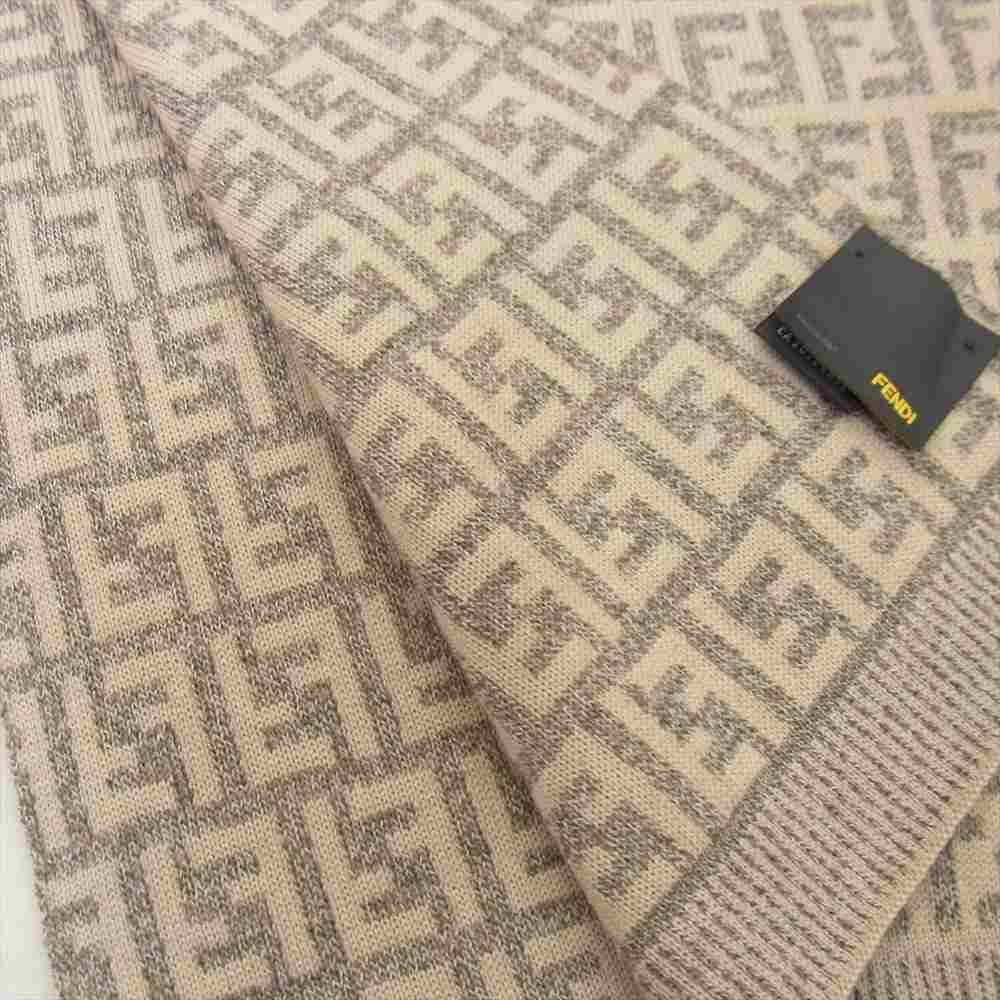 FENDI フェンディ ズッカ柄 マフラー ベージュ系【中古】 – ブランド