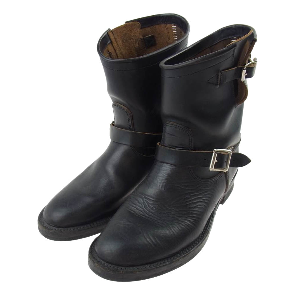 JELADO ジェラード SG42931 × MAKERS Pepin Short Engineer Boots メーカーズ ペピン ショート エンジニア ブーツ  ブラック系 8.5【中古】