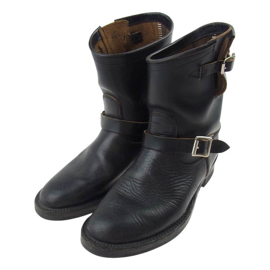 JELADO ジェラード SG42931 × MAKERS Pepin Short Engineer Boots メーカーズ ペピン ショート エンジニア ブーツ  ブラック系 8.5【中古】