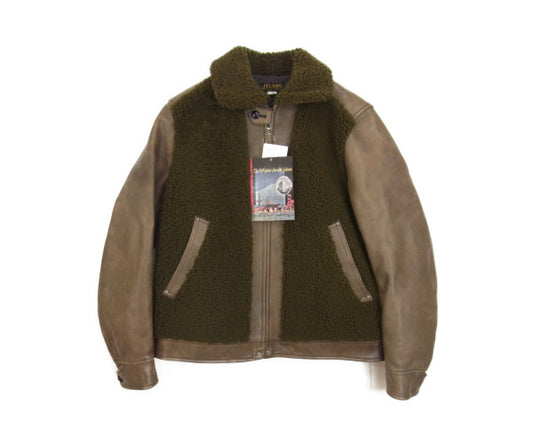 JELADO ジェラード Ben Lilly Horse Hide Grizzly JKT ベンリリー ホースハイド グリズリー レザー 熊 ジャケット ブラウン系 M【中古】