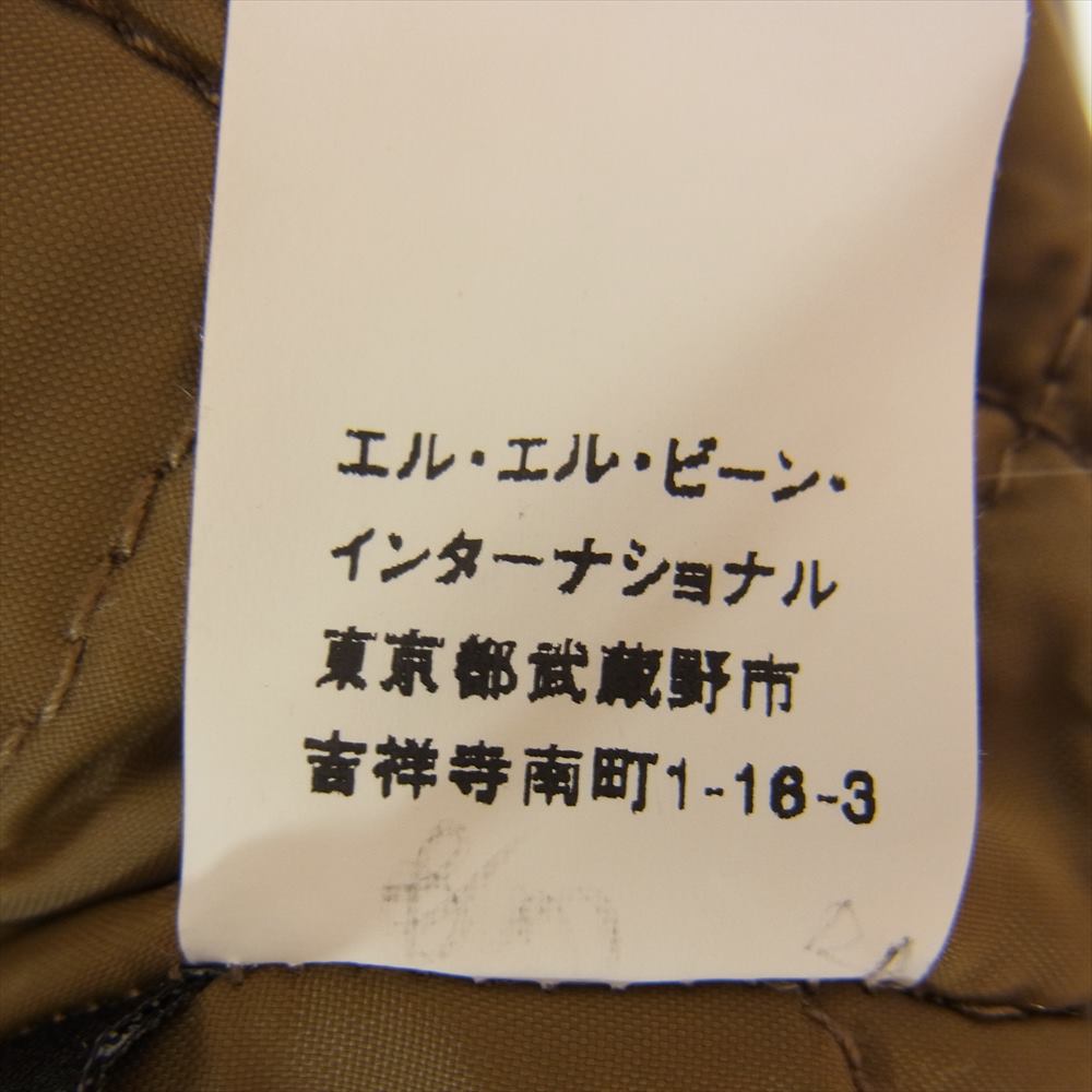 L.L.Bean エルエルビーン 290720 中綿 ボア ジャケット モッズコート 迷彩 カモ カーキ系 XS【中古】