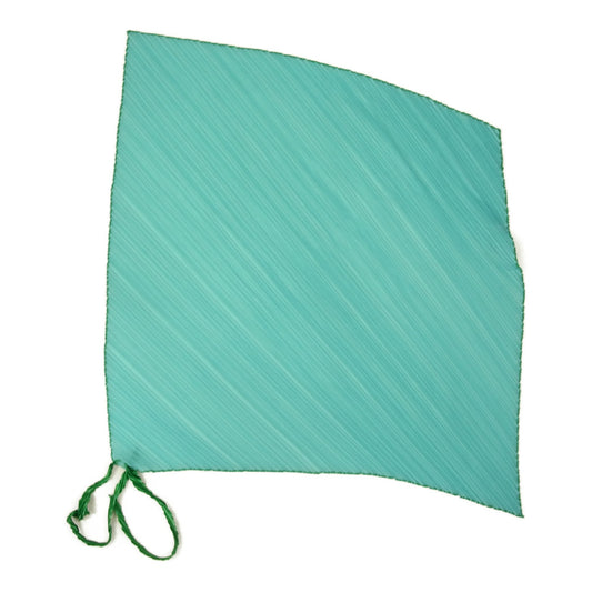 PLEATS PLEASE プリーツプリーズ イッセイミヤケ PP89-AD510 プリーツ加工 スカーフ ブルー ブルー系【美品】【中古】
