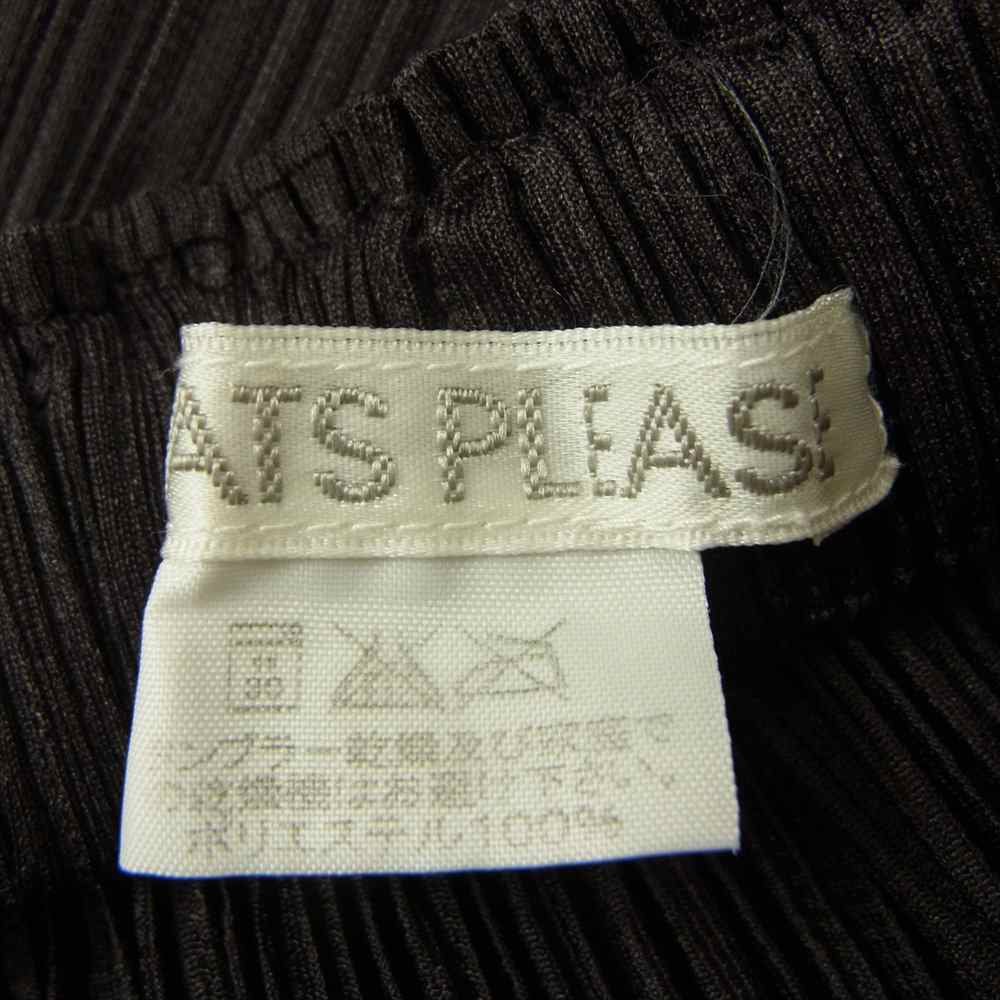 PLEATS PLEASE プリーツプリーズ イッセイミヤケ PP13-JG530 プリーツ加工 スリット スカート ブラウン ブラウン系 3【美品】【中古】