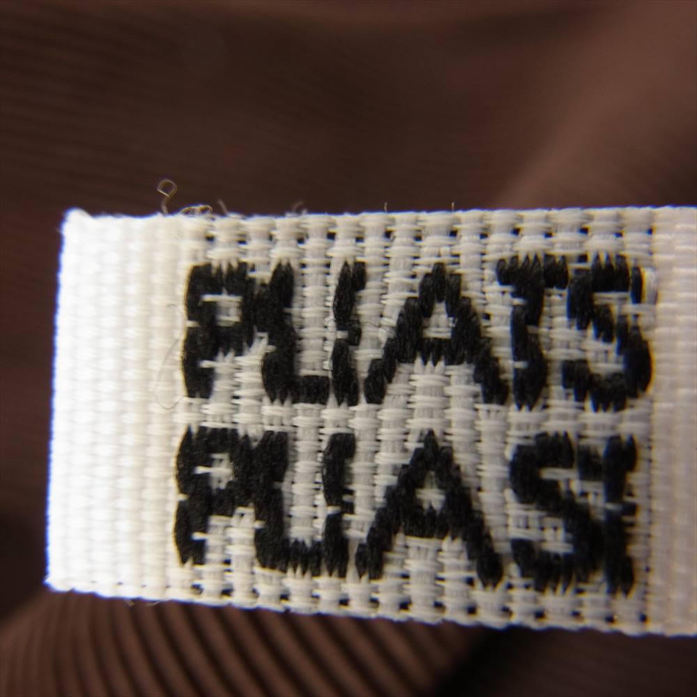 PLEATS PLEASE プリーツプリーズ イッセイミヤケ PP23-FK346 プリーツ加工 細プリーツ タートルネック カットソー 長袖 赤茶 ブラウン系 3【中古】