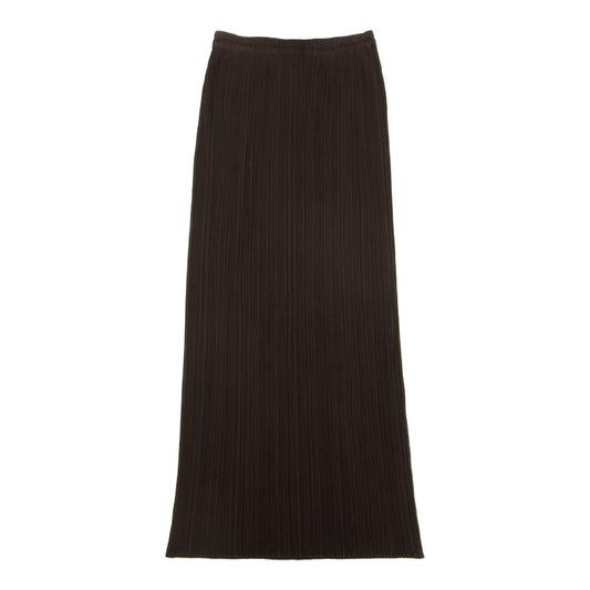 PLEATS PLEASE プリーツプリーズ イッセイミヤケ PP84-JG113 プリーツ加工 ロング スカート ブラウン ブラウン系 3【美品】【中古】