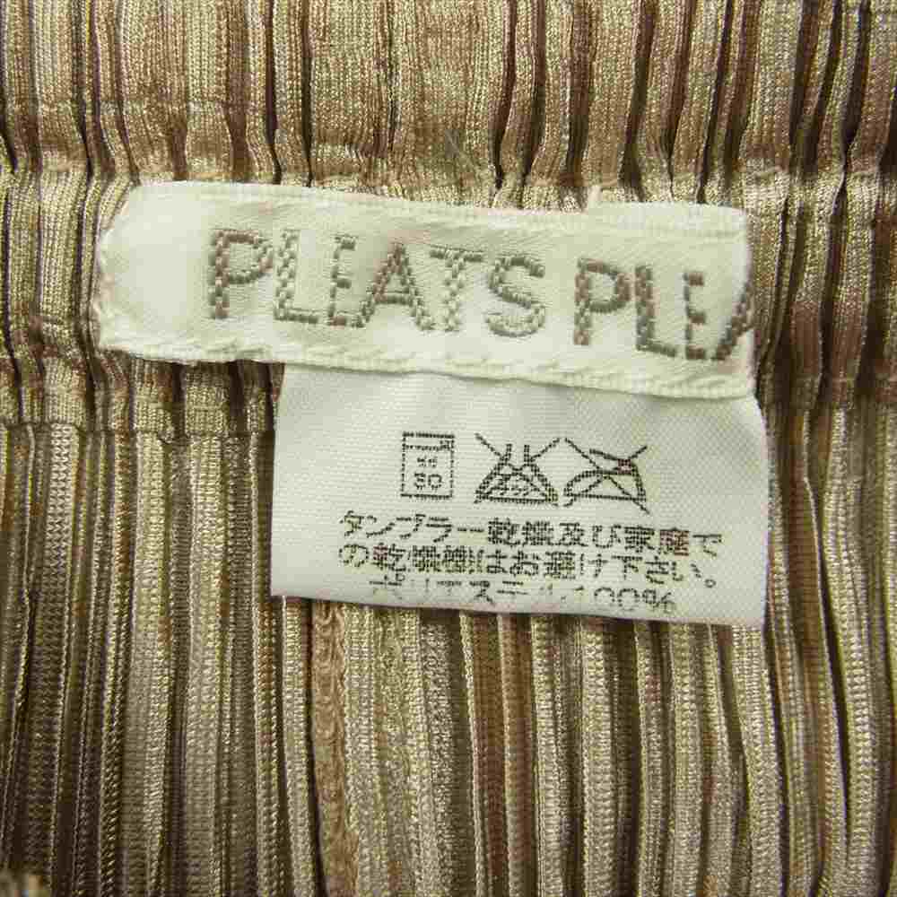 PLEATS PLEASE プリーツプリーズ イッセイミヤケ PP84-JG113 プリーツ加工 ロング スカート ベージュ ベージュ系 2【美品】【中古】