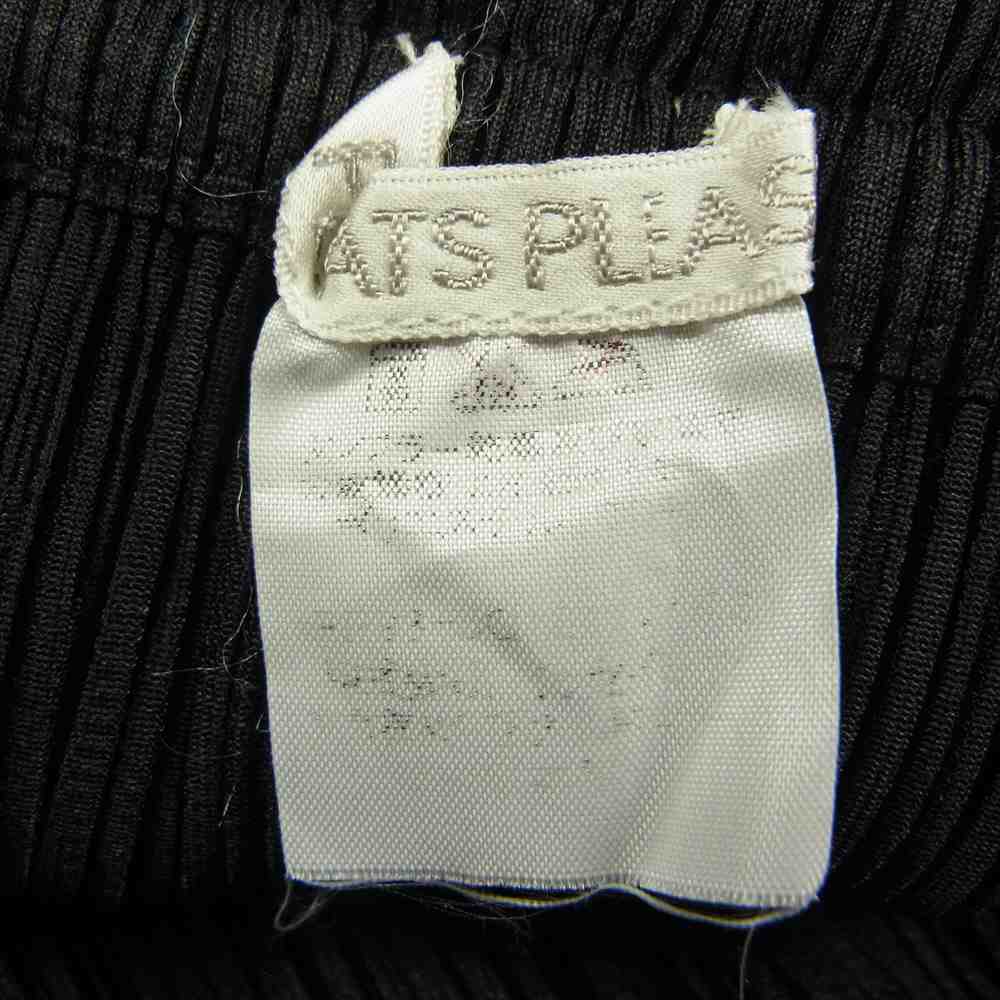 PLEATS PLEASE プリーツプリーズ イッセイミヤケ プリーツ加工 ベルトループ付き ロング スカート ブラック【美品】【中古】