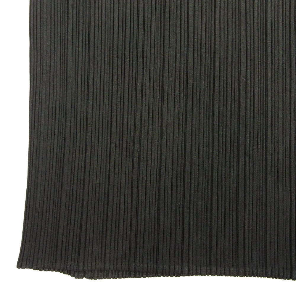 PLEATS PLEASE プリーツプリーズ イッセイミヤケ プリーツ加工 ベルトループ付き ロング スカート ブラック【美品】【中古】