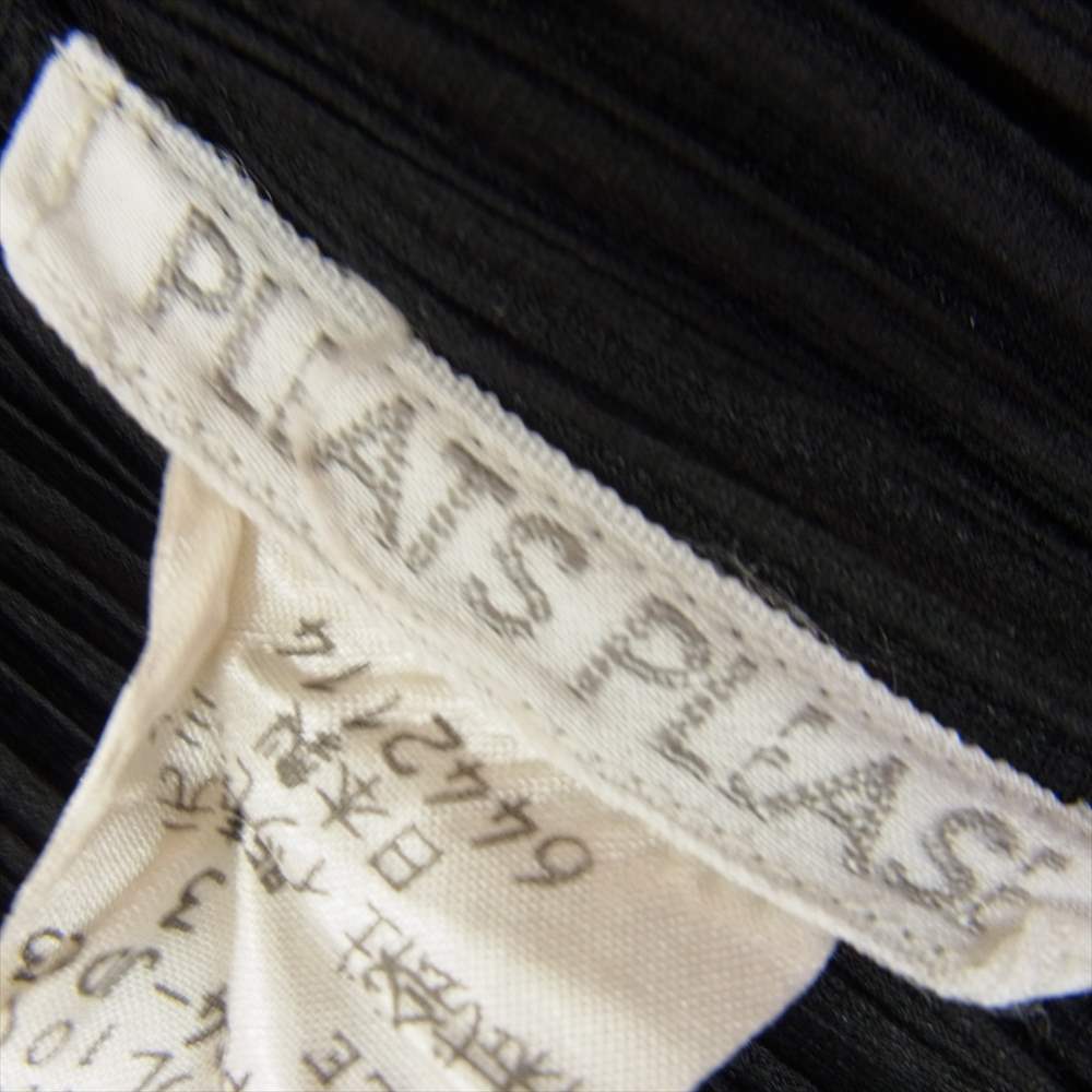 PLEATS PLEASE プリーツプリーズ イッセイミヤケ PP04-JD623 プリーツ加工 カーディガン 長袖 ブラック ブラック系 3【美品】【中古】