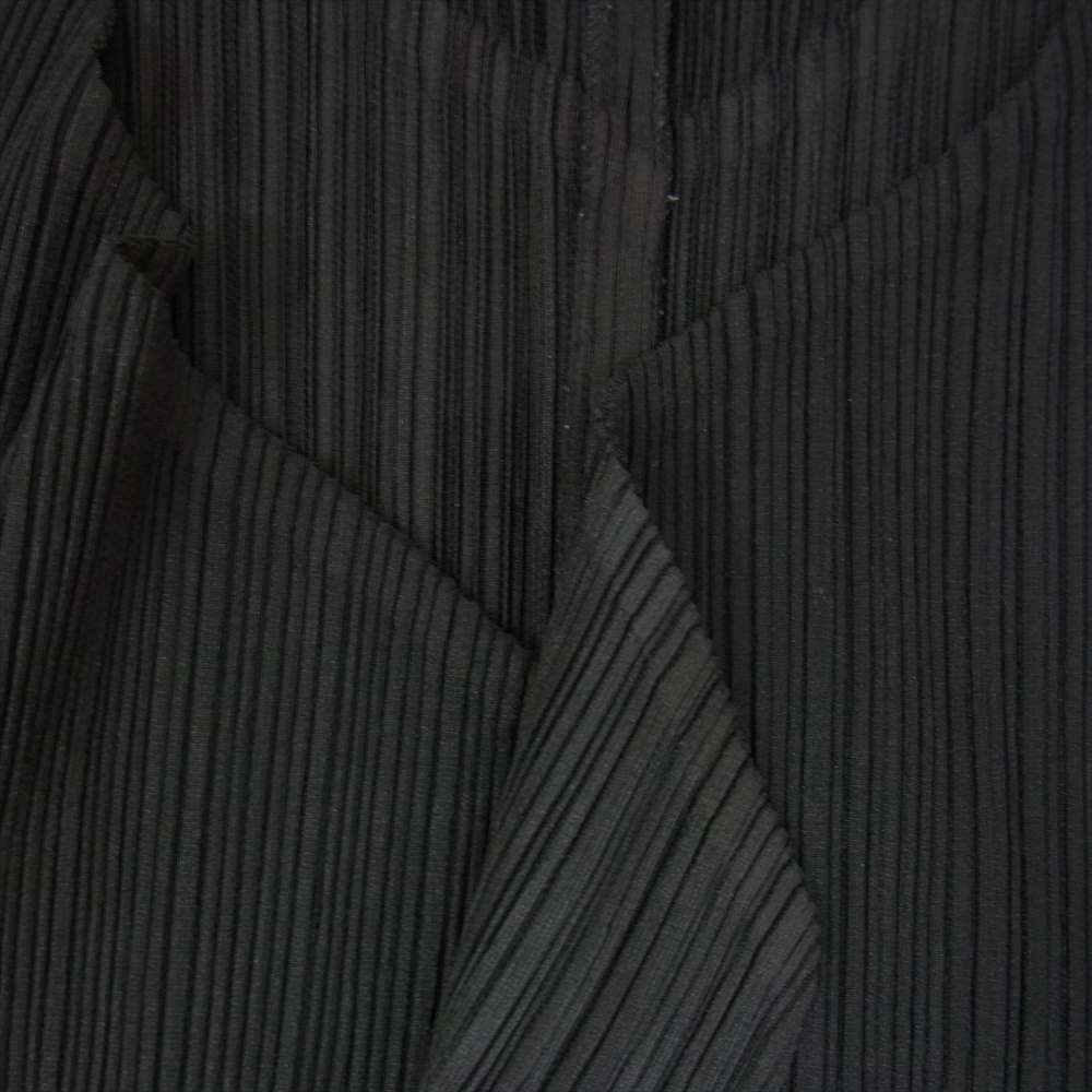 PLEATS PLEASE プリーツプリーズ イッセイミヤケ PP04-JD123 プリーツ加工 カーディガン 長袖 ブラック ブラック系 ４【美品】【中古】