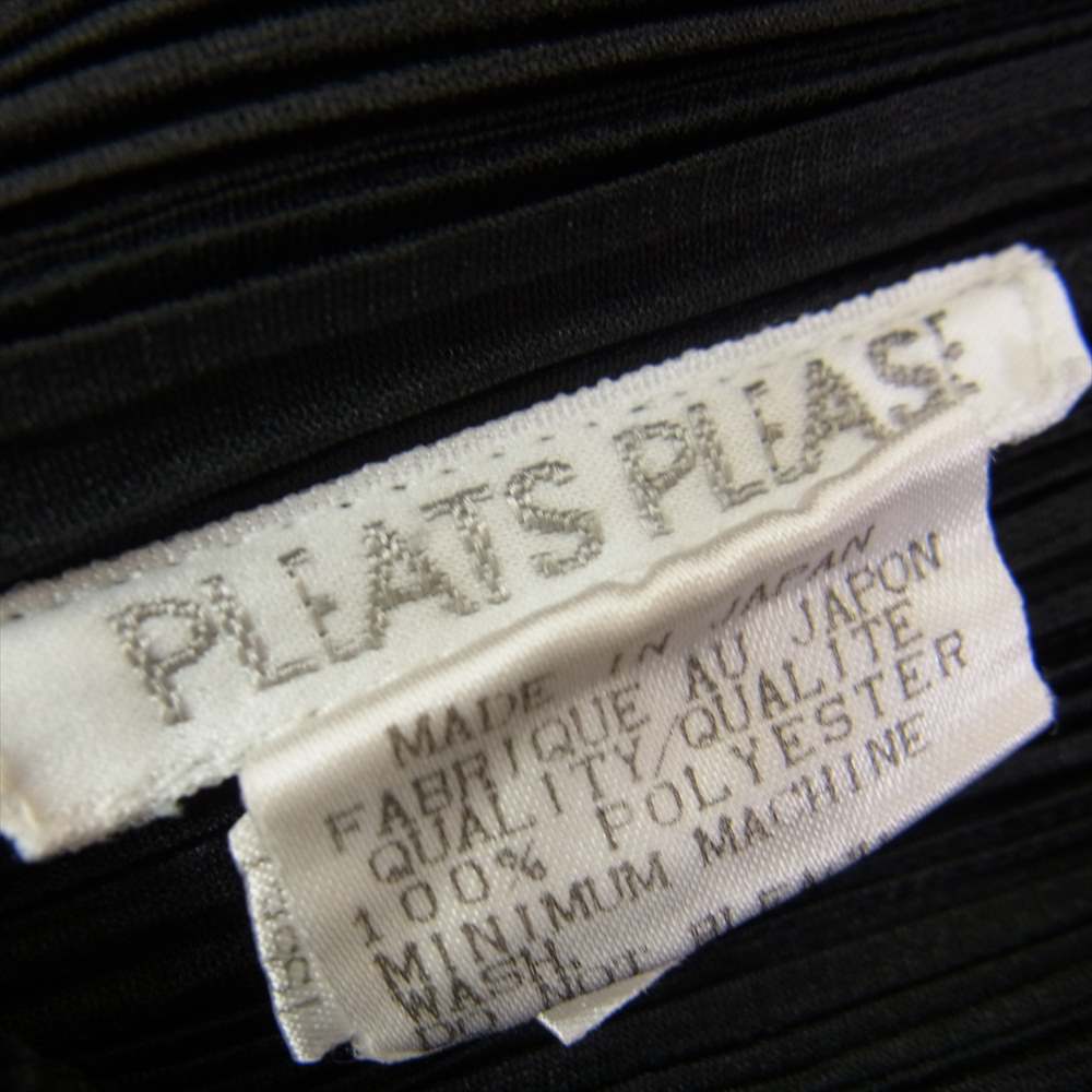 PLEATS PLEASE プリーツプリーズ イッセイミヤケ PP81-JD592 プリーツ加工 シャツ ブラウス 長袖 ブラック ブラック系 3【美品】【中古】