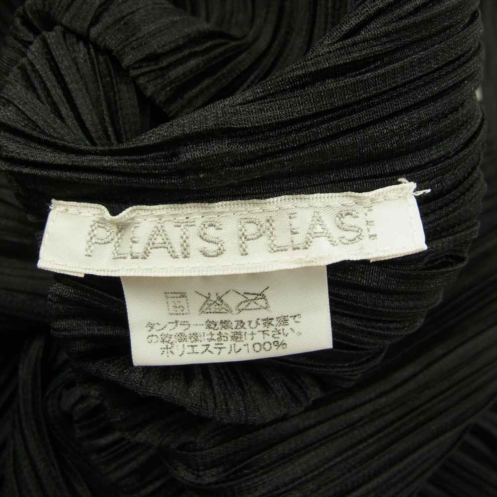 PLEATS PLEASE プリーツプリーズ イッセイミヤケ PP14-JD581 プリーツ加工 ショールカラー ジャケット 長袖 ブラック系 3【美品】【中古】