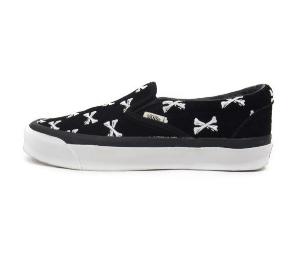 WTAPS ダブルタップス × VANS バンズ VN0A45JKK08 クロスボーン スリッポン スニーカー ブラック系 26.5cm【中古】