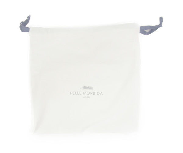 PELLE MORBIDA ペッレモルビダ PMO-CA205 Capitano キャピターノ エンボスレザークラッチバッグ ネイビー系【新古品】【未使用】【中古】